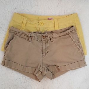 BUNDLE 2 FOR 1 Summer Shorts Size 7 JUNIORS